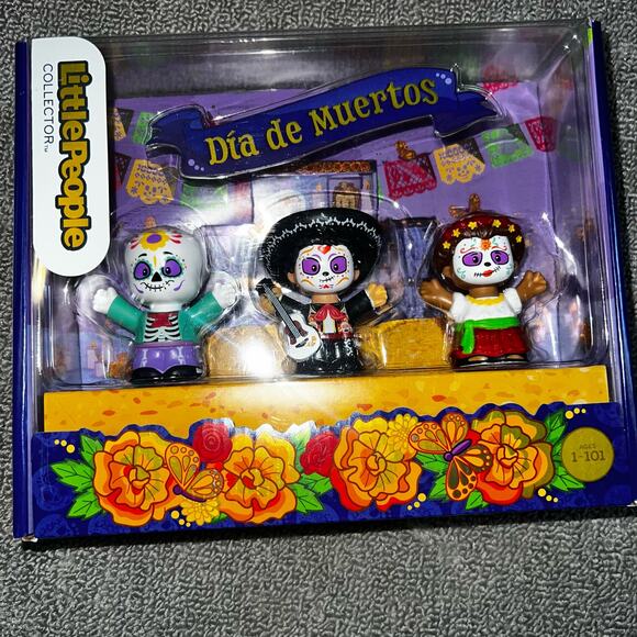 Fisher Price Other - Fisher Price - Little People Collector Dia De Muertos 3-Pack NEW